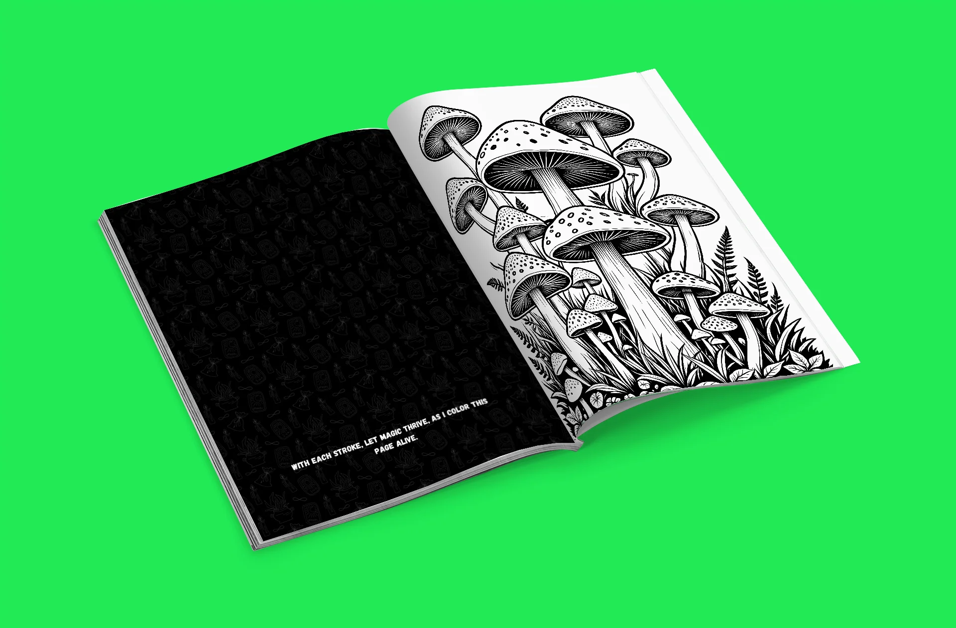 Bewitched by Color – A Coloring Spell Book (Volume I) detail image